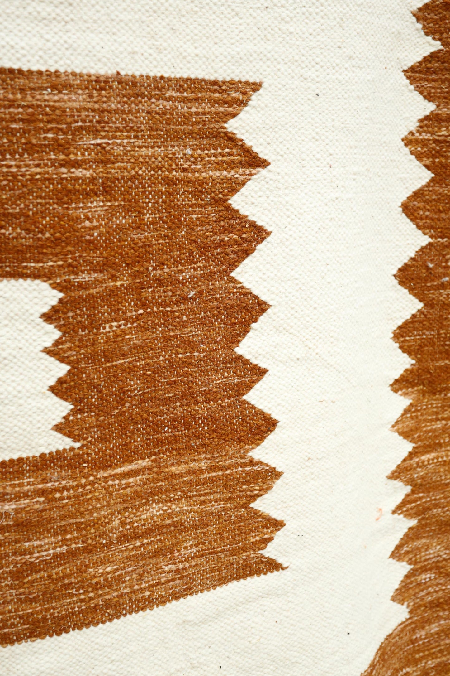 Genuine Hand woven Moroccan rug- Rusty square's